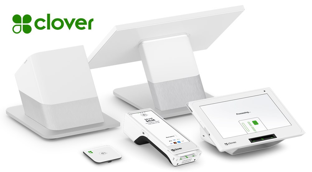 Clover Station and Clover Mini devices side by side
