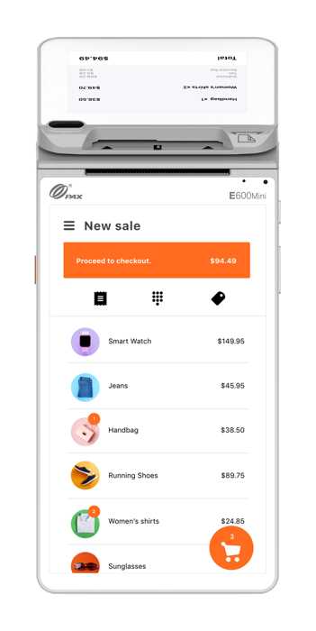 Payanywhere Smart Flex with customer-facing display